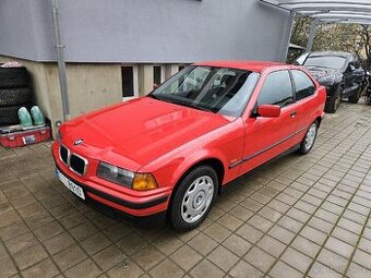BMW 316i E36 COMPACT 1 MAJITEL 130tis KM vse původní