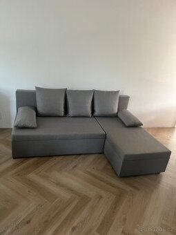 Šedá sedací souprava