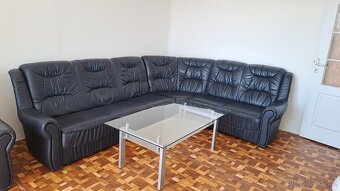 Kožená sedací souprava s křeslem