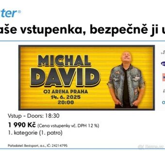 Michal David O2 arena 14.6.