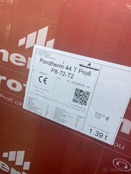 Porotherm 44T Profi ( 4 palety)