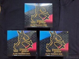 Pokemon Elite trainer boxy Crown zenith