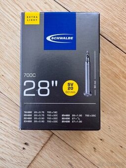 nová silniční duše Schwalbe SV20 Extra Light