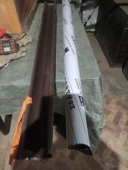 Okap 120mm a okapový svod PR.80mm Hnědý