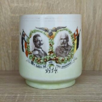 WW1 - PORCELANOVÝ HRNEK - FRANZ JOSEF