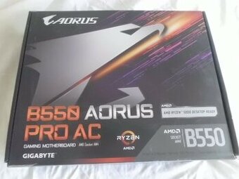 Herní B550 AORUS PRO AC - Procesor RYZEN 7 -3700X - 64GB RAM