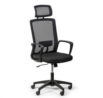 Kancelářská židle Base Plus černá na kolečkách