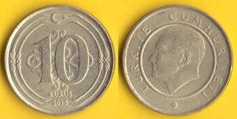 Mince Turecko 10 kurus 2015