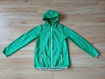 Zelená softshell bunda, vel.S, 164/170