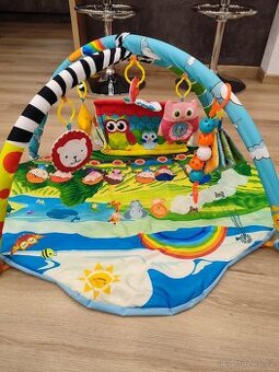 Dětská hrací deka Lionelo s domečkem na míčky