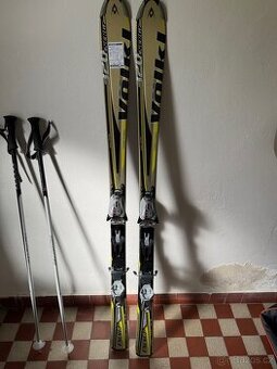 Lyže Volki+prislusenstvi