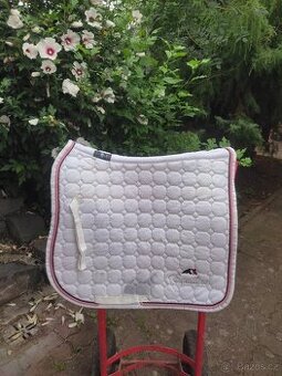 Bílé drezurní dečky, equiline, eskadron cottonka