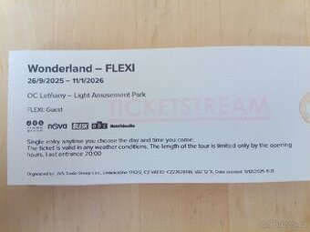3 lístky do Wonderlandu v Praze