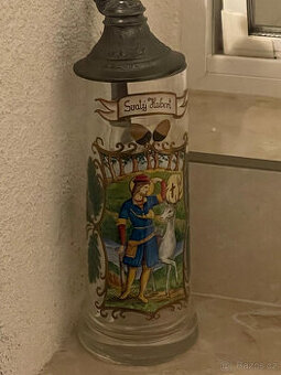 Ručně malované poháry-Korbely