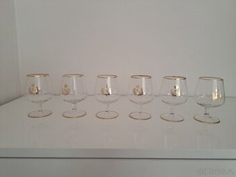 Sada 6 skleniček na koňak - Napoleonky