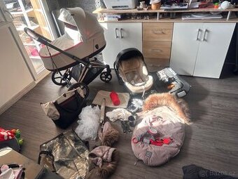 Cybex priam ferrari + cybex aton 5, včetně Isofix základny