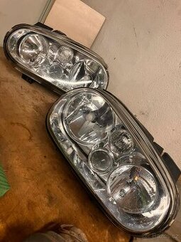 Přední světla golf MK4 s mlhovkou