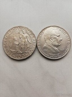 Pamětní stříbrné mince 100kčs