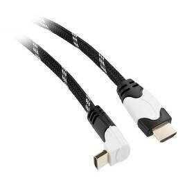 Nový kabel GoGEN HDMI 1.4, 3m, 90° konektor