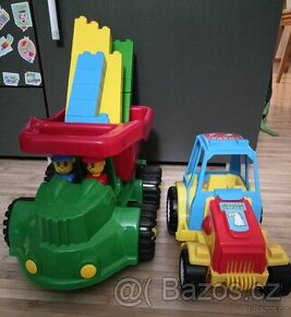 Nákladní auto+traktor