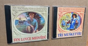 Audioknihy: Syn lovce medvědů a Tři mušketýři
