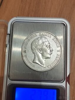 5 marek 1908 stříbro. Wilhelm II.