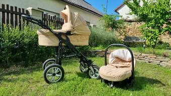 Kočárek Alpina FX Riko Sport line + autosedačka vajíčko
