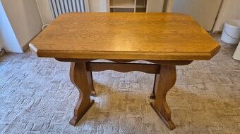 Rozkládací jídelní stůl 70x110cm, masivní