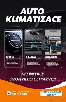 Plnění klimatizace a elektrické opravy