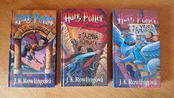 Harry Potter – Sada 3 knih v češtině (vázané, výborný stav)