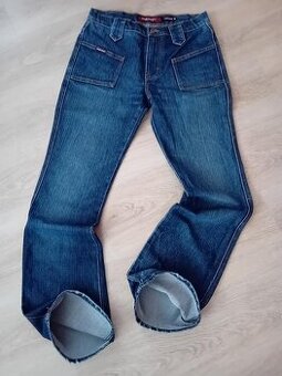 PĚKNÉ DŽÍNY S KAPSAMI - vel.M/L /zn.Seborn