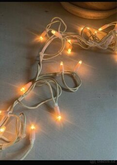 Vánoční světýlka krápníky LED žlutá