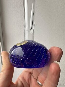 SKLENĚNÁ VÁZA S BUBLINAMI