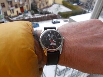 krasne nove dárkove hodinky prim HMT Mickey Mouse funkcni