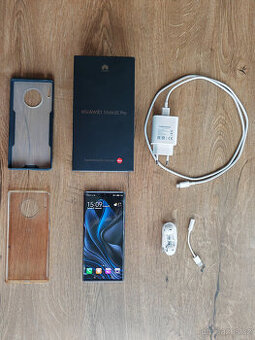 Huawei Mate 30 Pro + příslušenctví + nový kryt