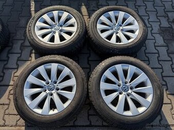 4x al kola 5x120 17 + pneu zimní 215/60 R17C