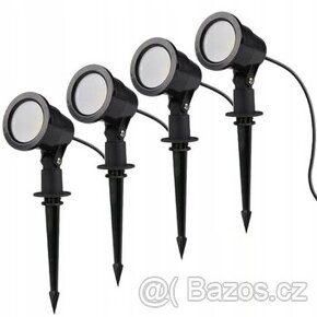 Set 4 kusů zahradních zapichovacích svítidel