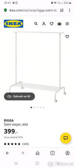 stojan na oblečení