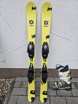 Lyže VÖLKL MINI REVOLT (108 cm) + lyžáky HEAD 200mm