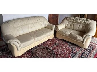 Luxusní kožená sedací souprava 3+2, 3218