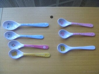 Canpol babies melaminové lžičky se zvířátky