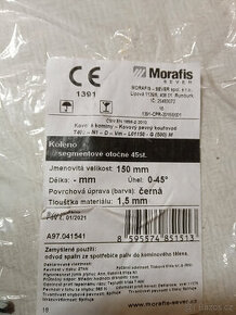 Nastavitelné koleno pr. 150/45 st.