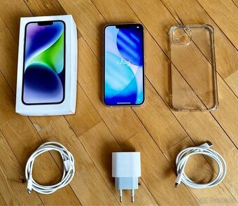 iPhone 14 128 GB v perfektním stavu, kompletní balení.