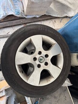 Alu kola Škoda 195/65R15 rozteč 5x112