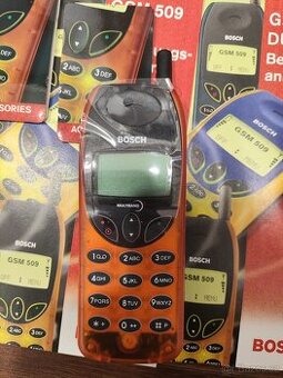 retro starý mobil Bosch 509 dual - nový nepoužitý
