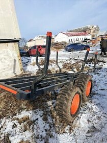 Prodám vozík za traktor na dřevo - 1