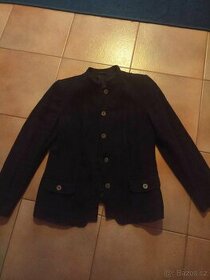 Moc pěkné černé,dámské sako,krátký kabát vel. 42 zn. Fashion