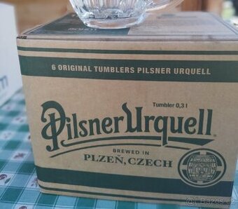 poháry 0.3l Pilsner Urquell
