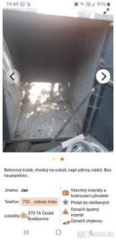 Betonový kvádr - 1