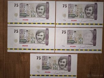 5ks Antonín Panenka 75 - bankovní arch